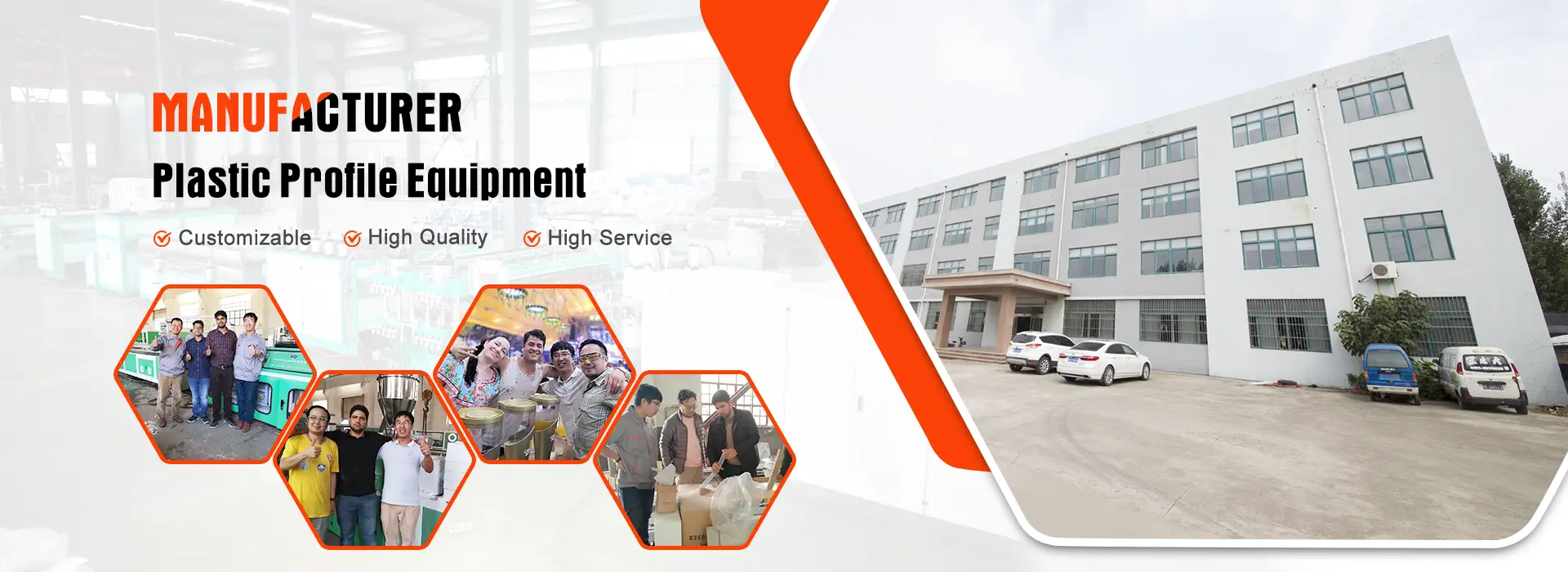 Thiết bị hồ sơ nhựa Trung Quốc